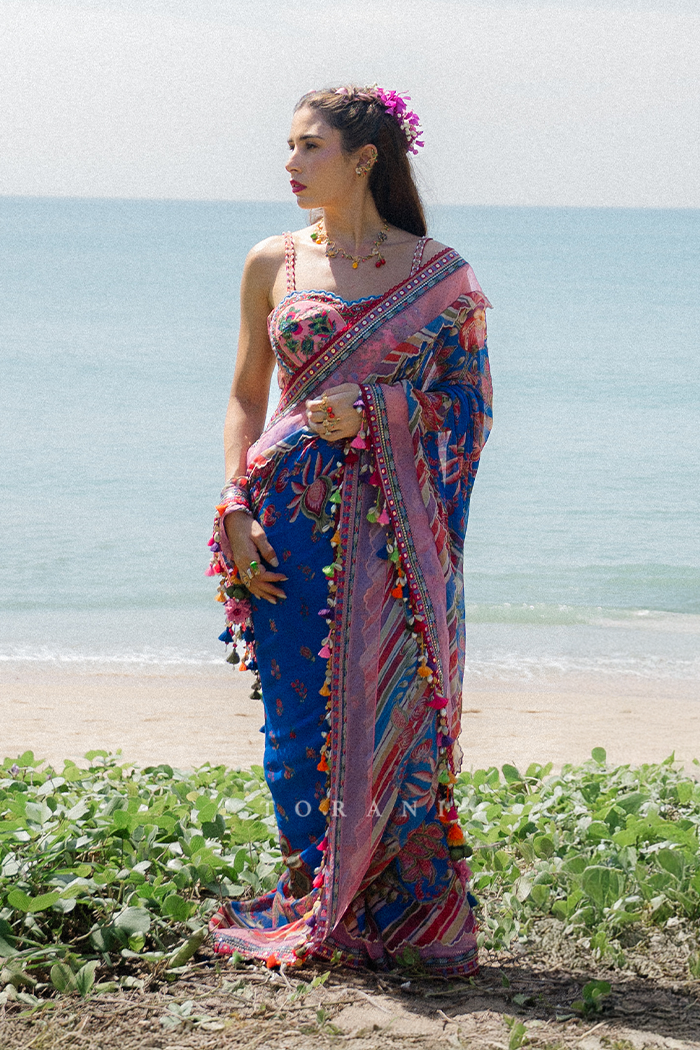 Claudia Robles Gil in our Neelima Pravya Arsia Saree Set