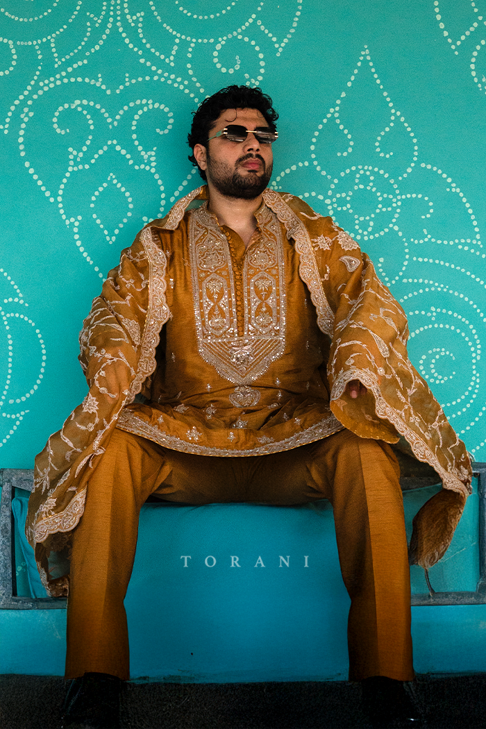 Prakhar Gupta in our Mehre Qayam Kurta Set