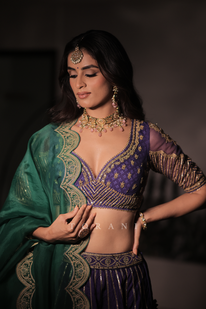 Aditi Mishra in our Aparajita Talat Lehenga Set