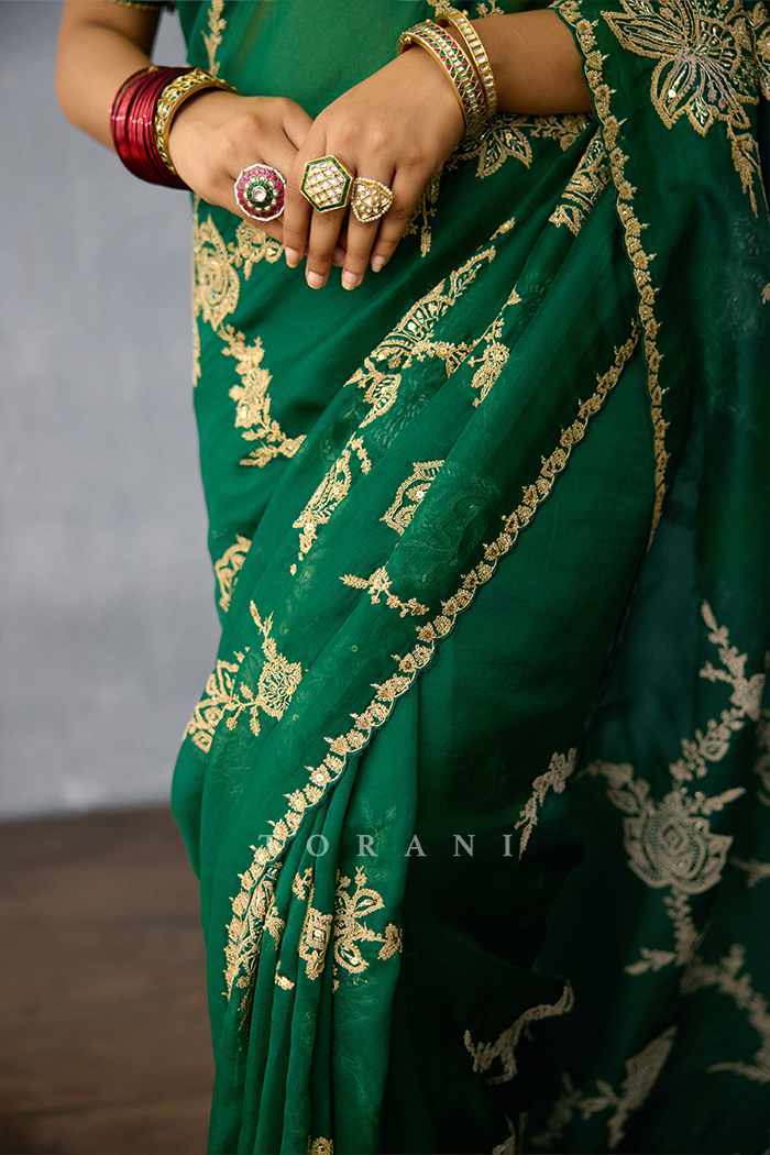 Akhzari Miral Saree