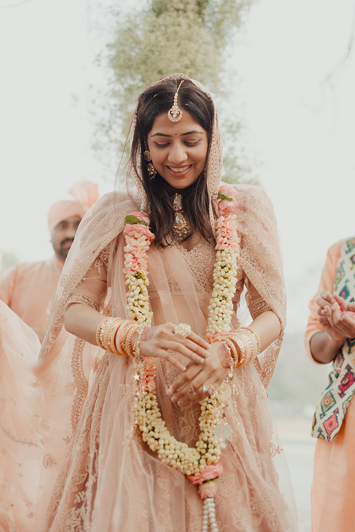 Shruti Bhatia In Our Custom Kaner Hansini Lehenga Set