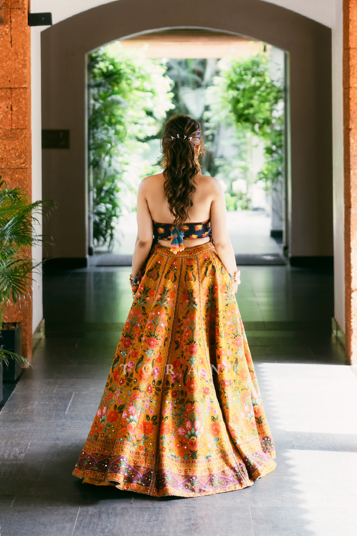 Anisha Mahajan in our Dil-Seher Jharonka Lehenga Set