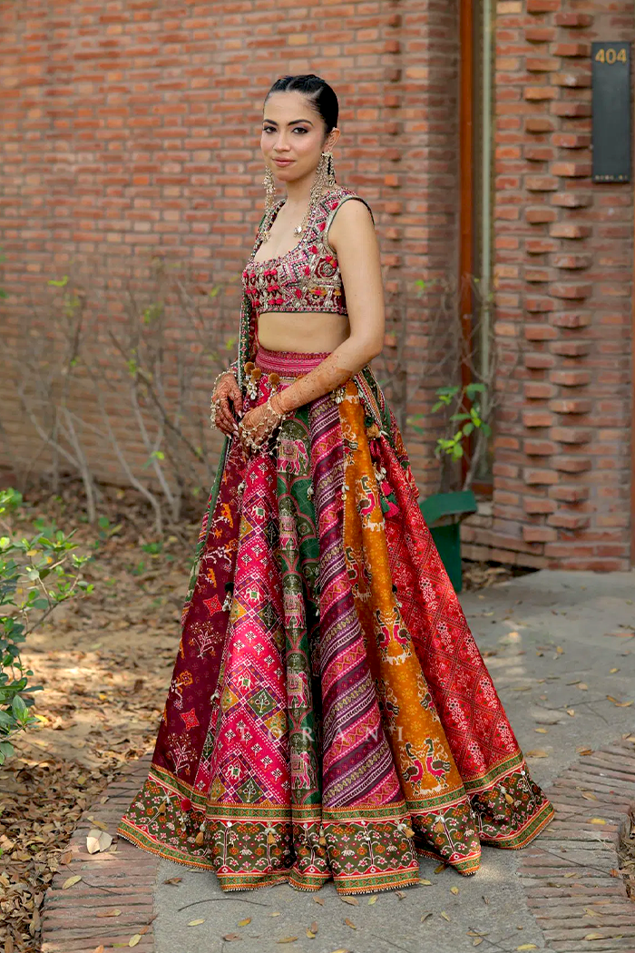 Saima Malhotra in our Rangili Meenakshi Lehenga Set