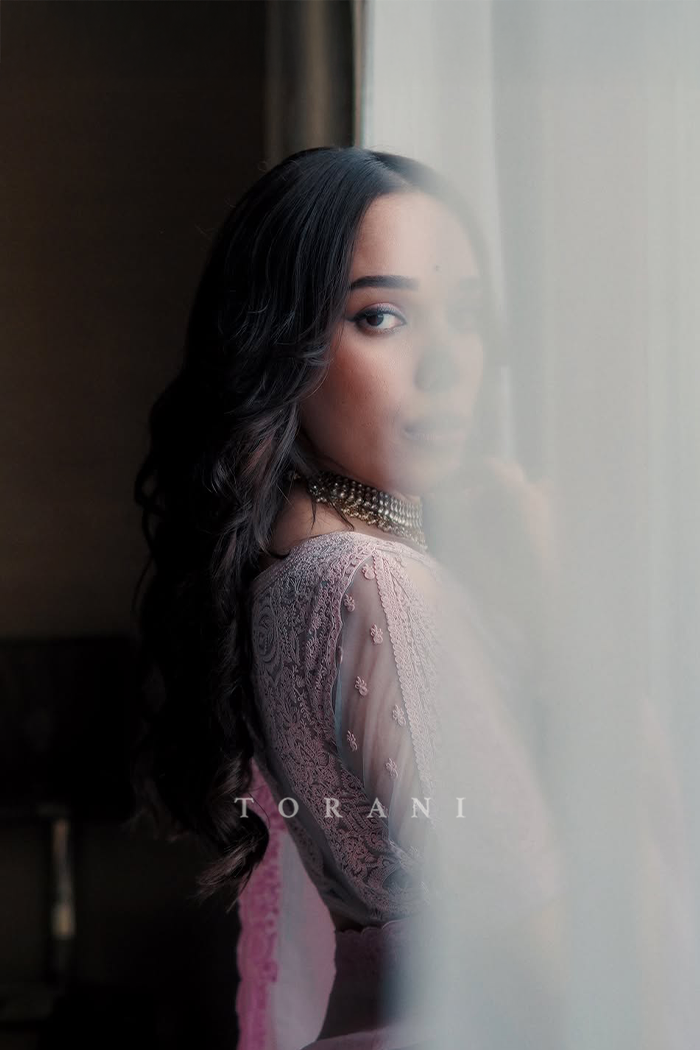 Trinetra Haldar Gummaraju in our Bakaayan Aadira Geetika Saree Set