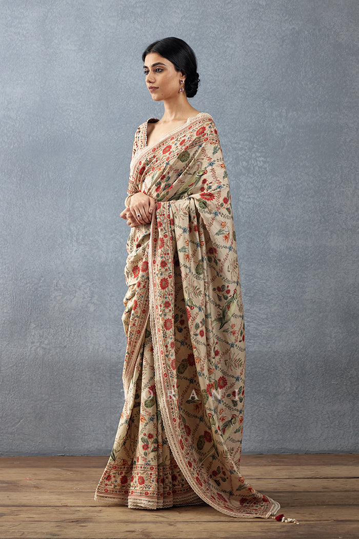 Badami Phoolan Saree