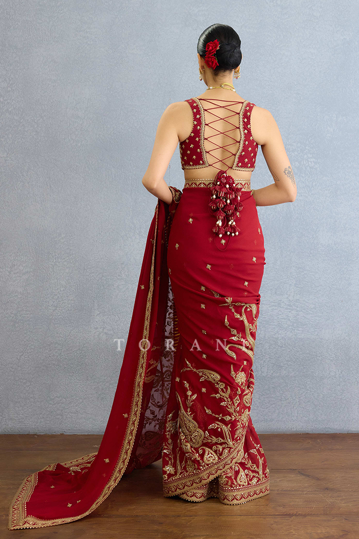 Shamse Rangalekha Saree