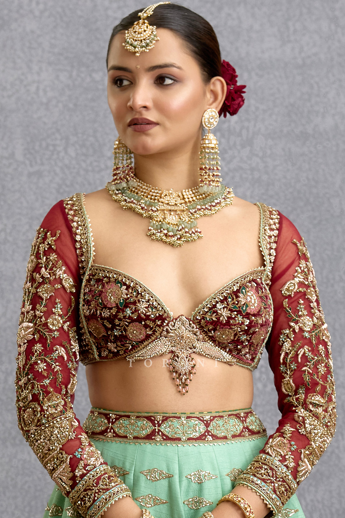 Qarmazi Nazra Blouse