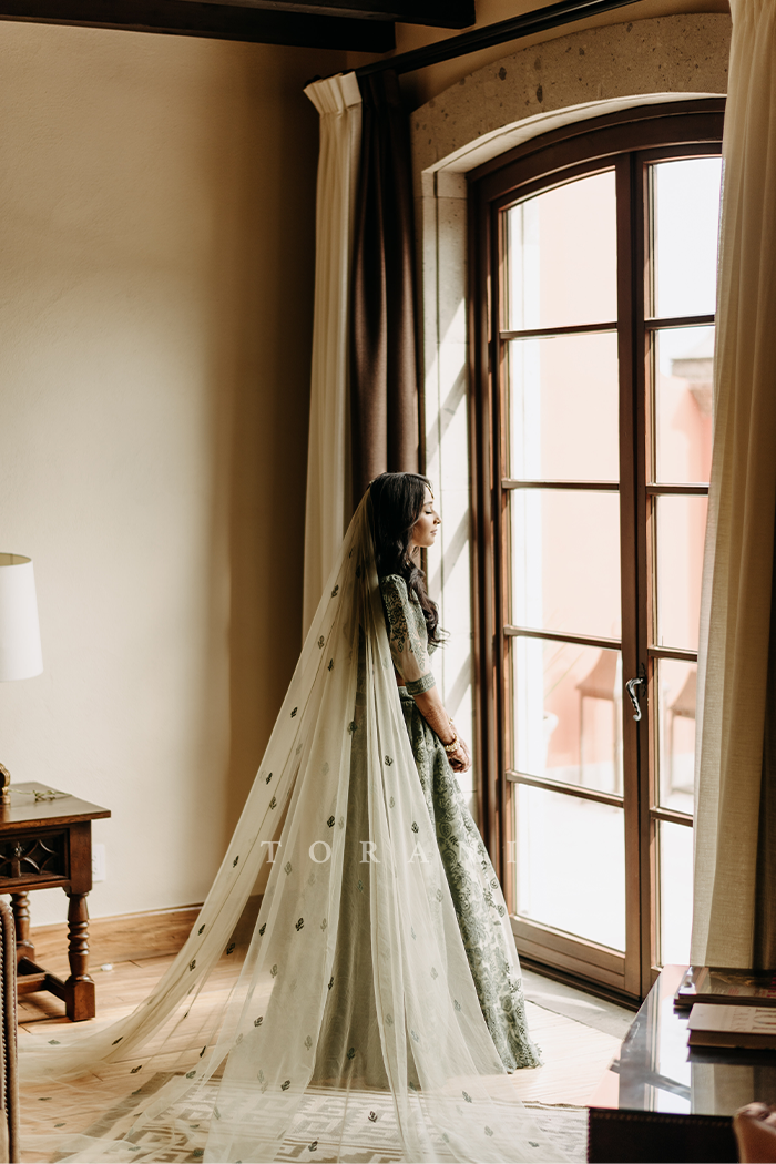 Samantha Hossain In Our Jaituni Hansini Lehenga Set