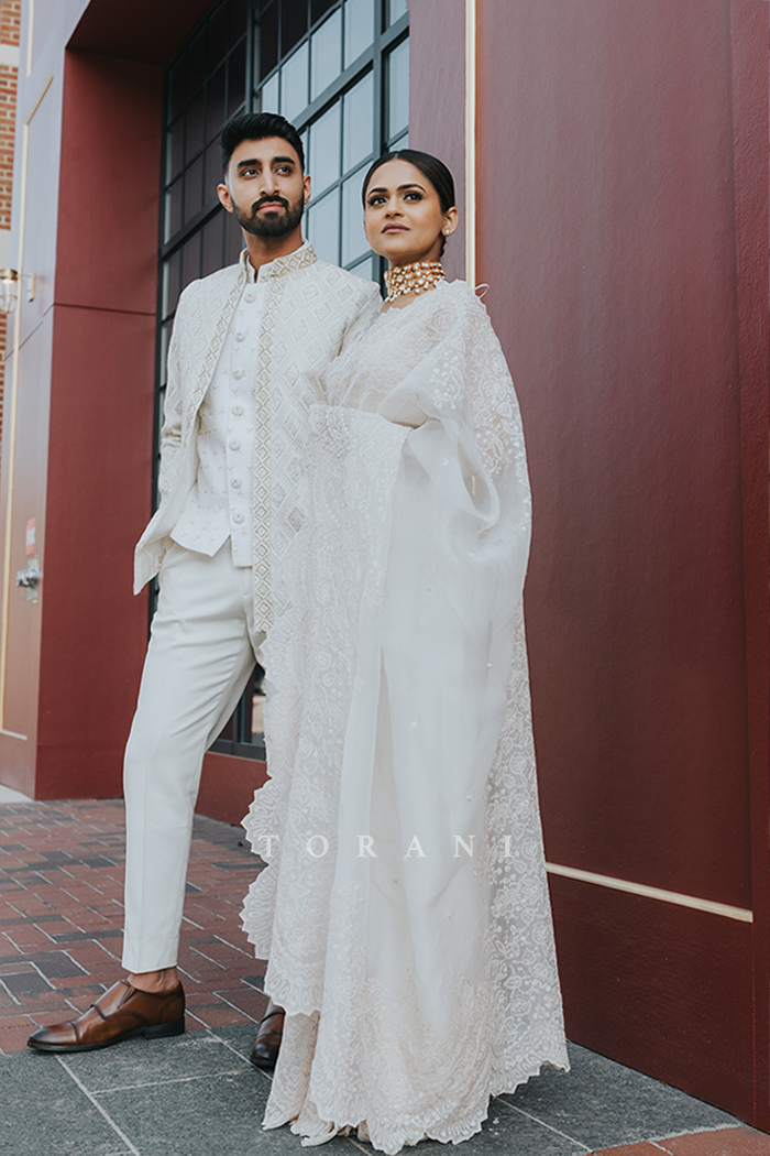 Alisha Dhuka In Our Swetah Farrin Saree