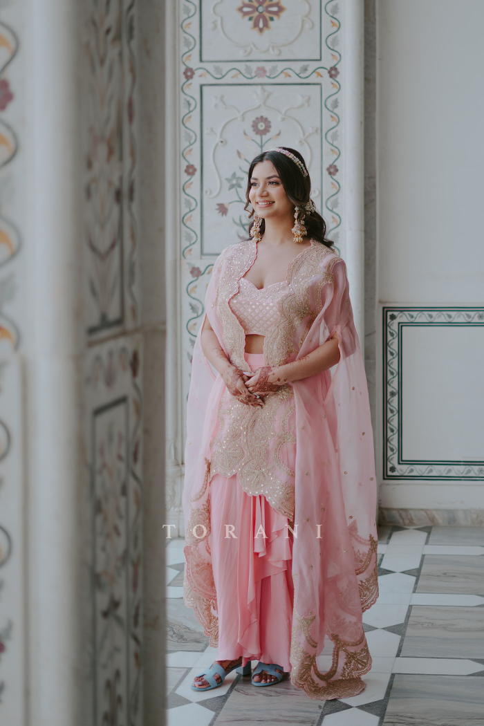 Anumita Verma In Our Gul-Mohar Zuri Cape Set