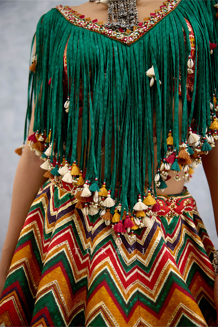 Chitrita Khanak Lehenga Set