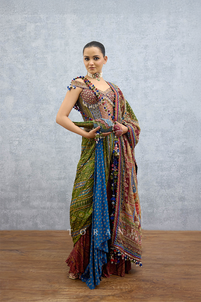 Virasa Zeenat Parrot Potli Bag