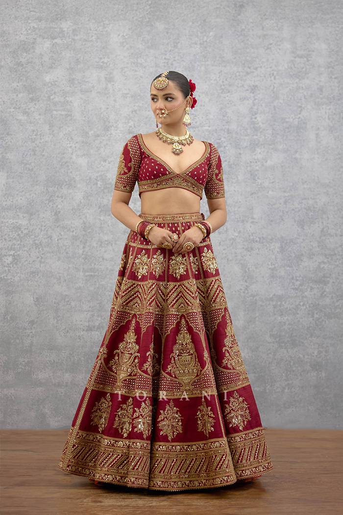 Kumkumi Areej Lehenga Set