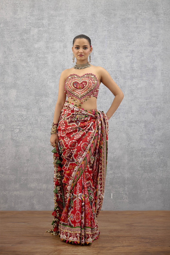 Chitrita Surkhi Blouse