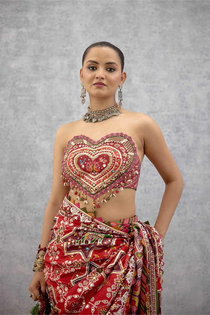 Chitrita Surkhi Blouse