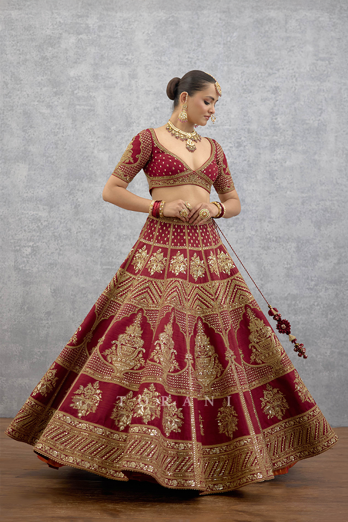 Kumkumi Areej Lehenga Set