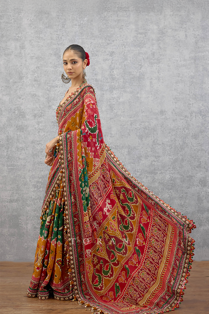 Kanak Harit Chitrita Saree