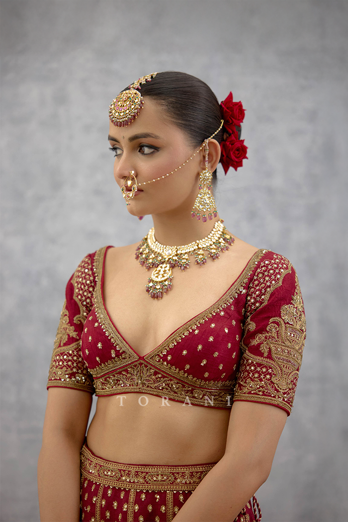 Kumkumi Areej Lehenga Set