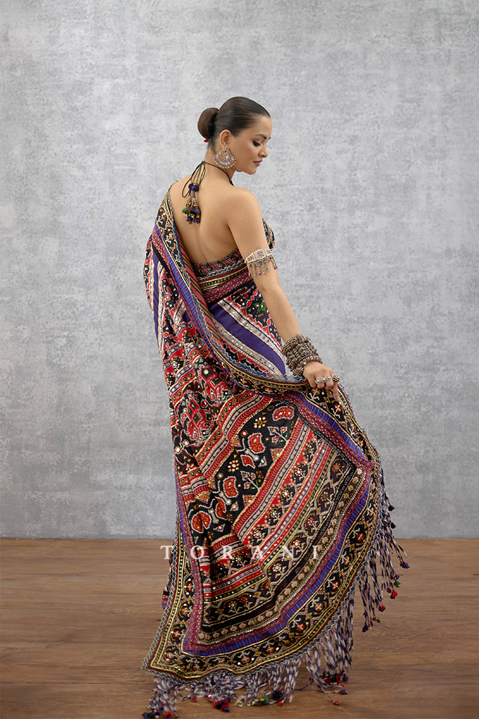 Mura Raktangi Sanjh Saree