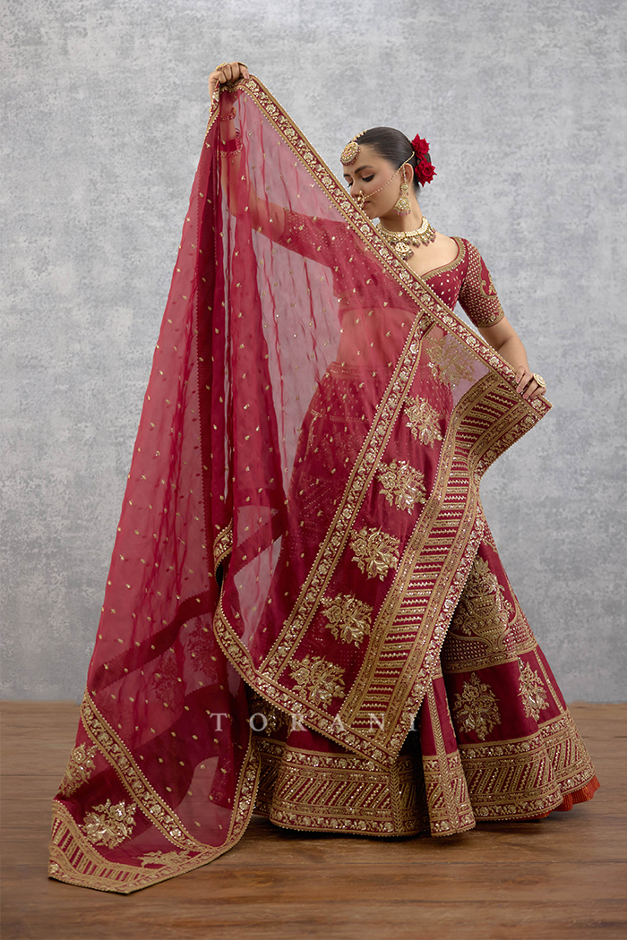 Kumkumi Areej Lehenga Set