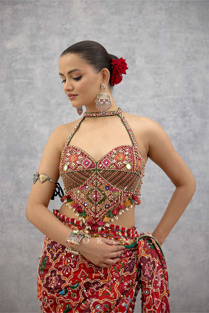 Raktangi Surkhi Blouse