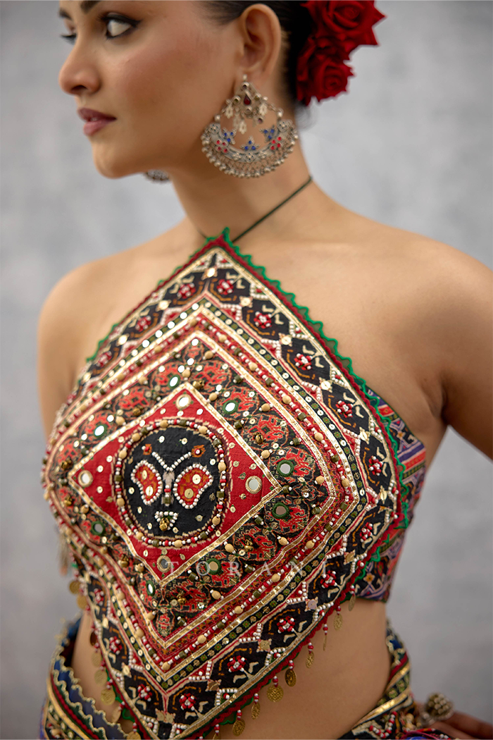 Raktangi Sanjh Mirali Blouse