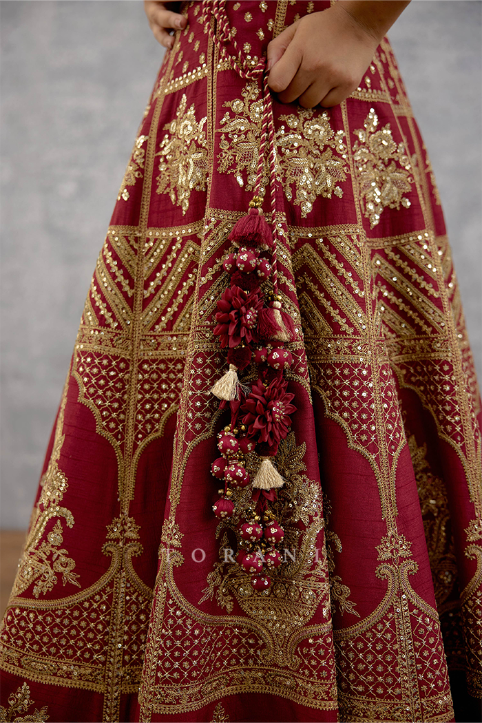 Kumkumi Areej Lehenga Set