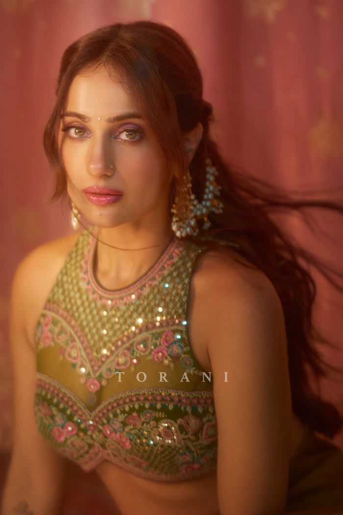 Kusha Kapila in our Dil Saaz Safiyya Saree Set