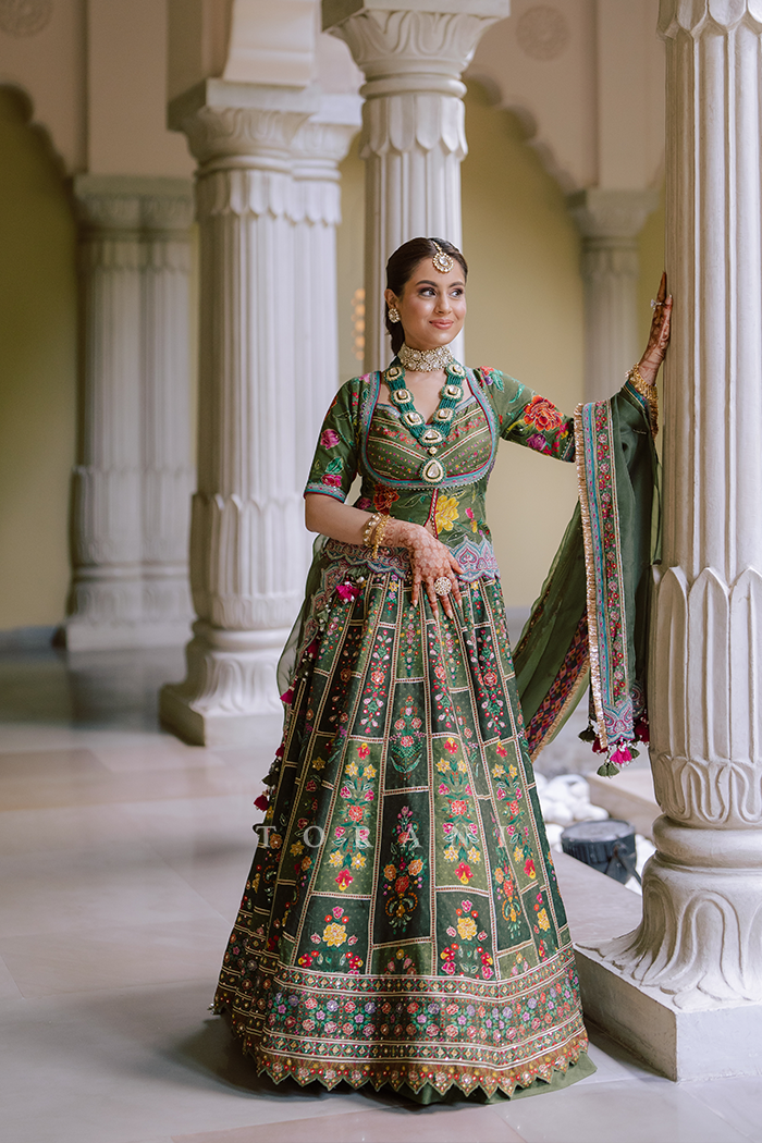 Prachi Aggarwal In Our Dil Saaz Avora Lehenga Set