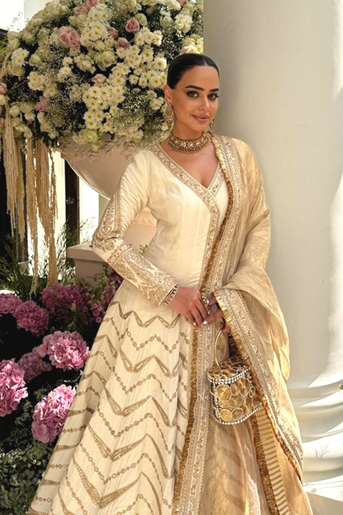 Arushi Mehra in our Maahe Ifra Anarkali Set