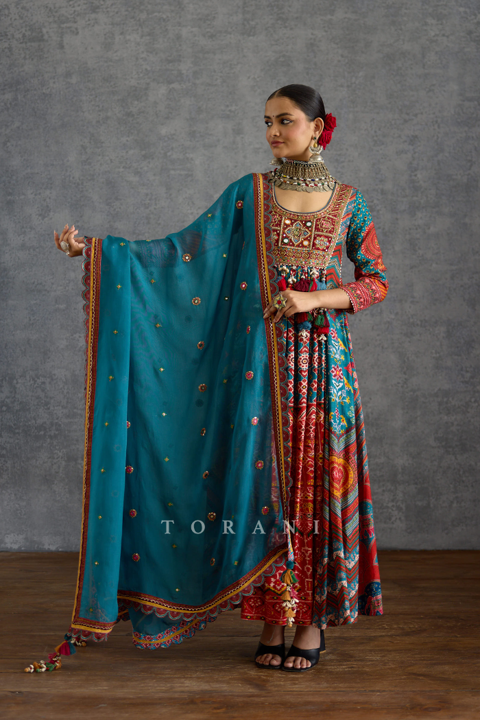 Niladri Nadira Anarkali Set