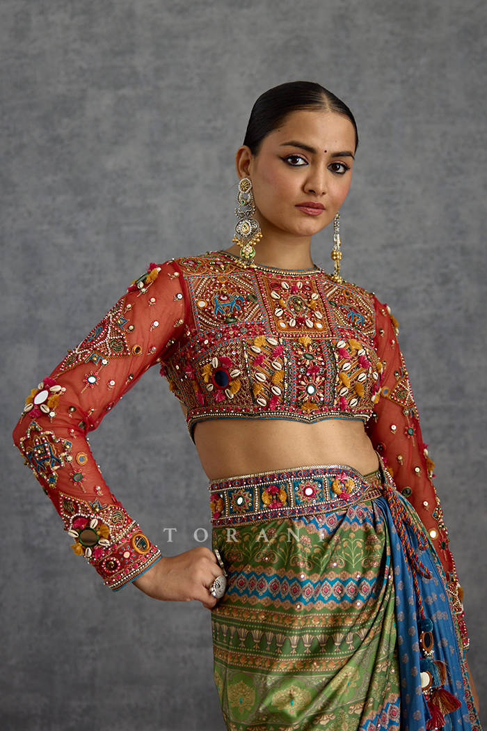 Surkhi Mehrbano Skirt Set