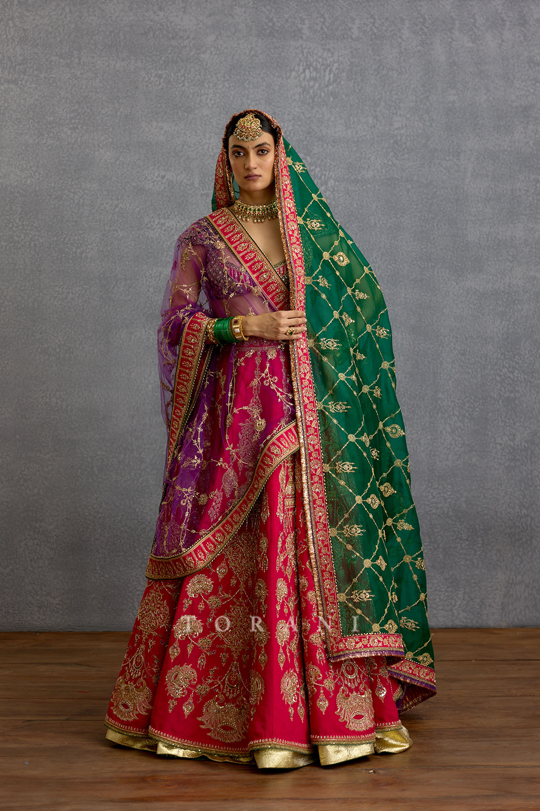 Gul-Rang Malika Lehenga Set