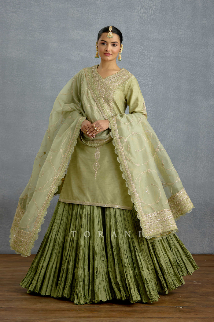 Pusta Noor Kurta Skirt Set