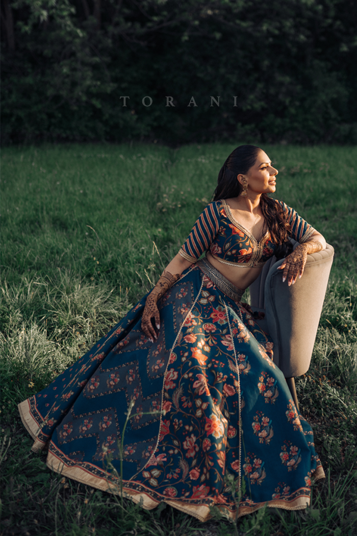 Pavandeep Mann in our Neelam Waheeda Lehenga Set