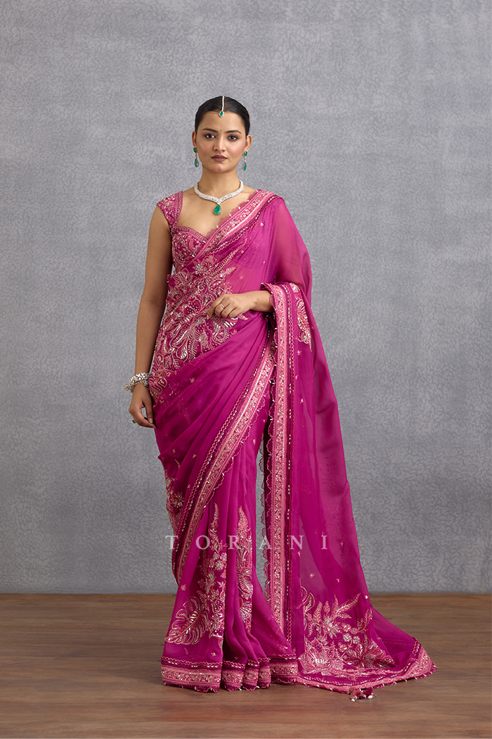 Padmaraga Vihana Saree