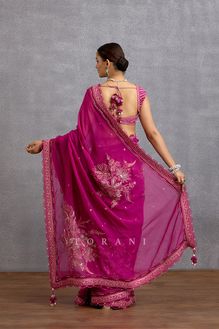 Padmaraga Vihana Saree