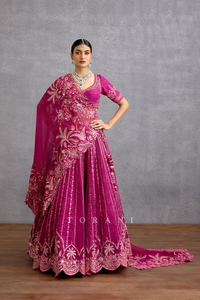 Padmaraga Wrija Lehenga Set