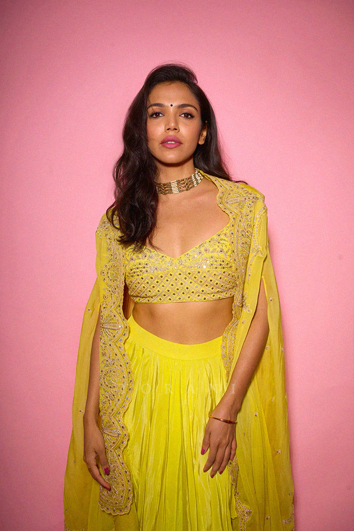 Shriya Pilgaonkar In Our Gul-Mina Zuri Cape Set