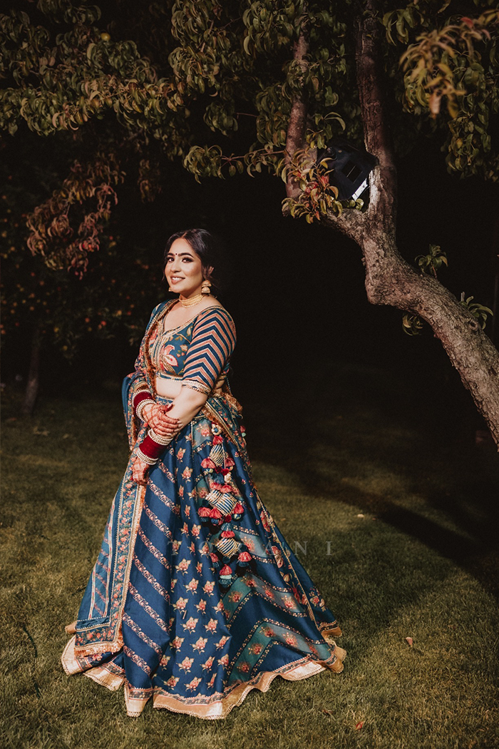 Simrat Sahota in our Neelam Waheeda Lehenga Set
