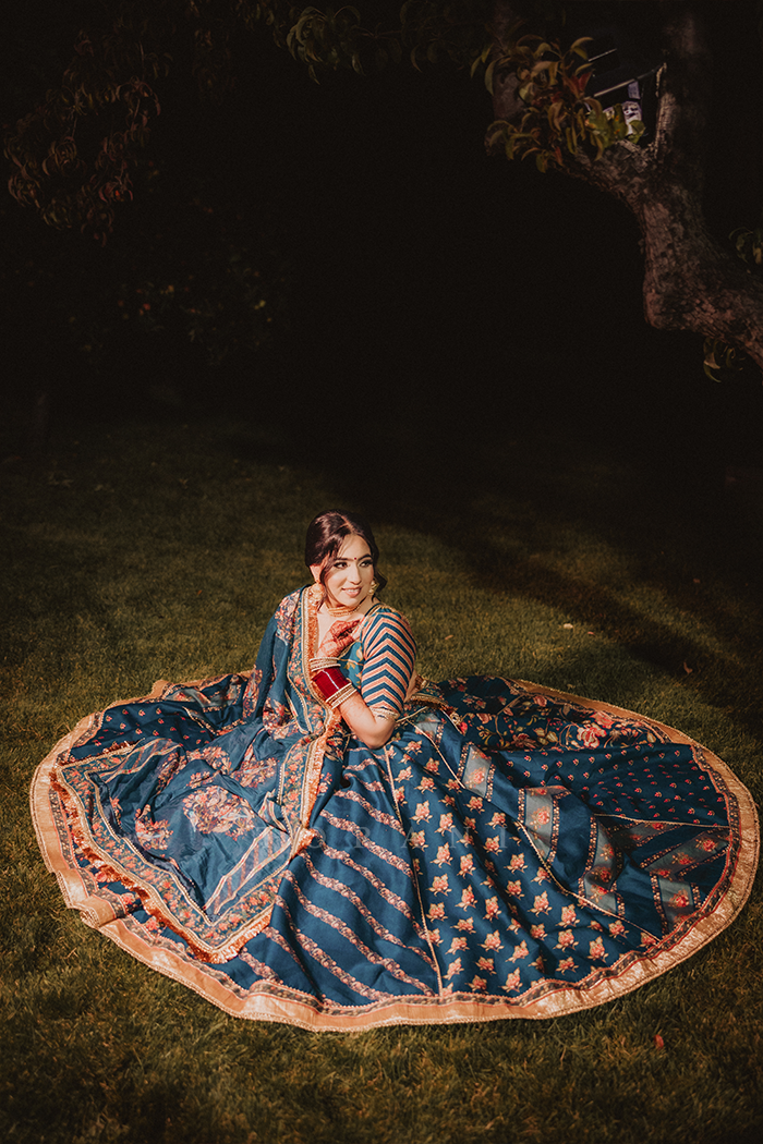 Simrat Sahota in our Neelam Waheeda Lehenga Set