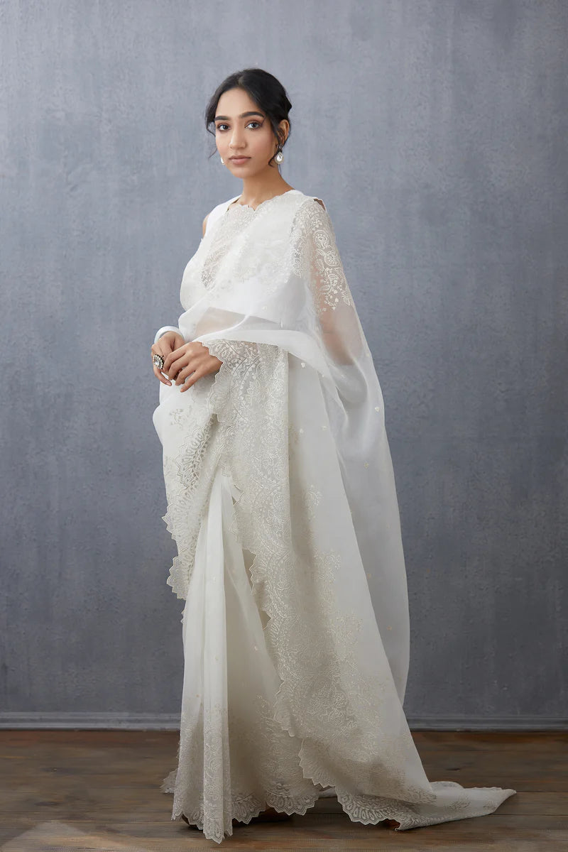 Deepika Padukone in our Swetah Farrin Saree Set