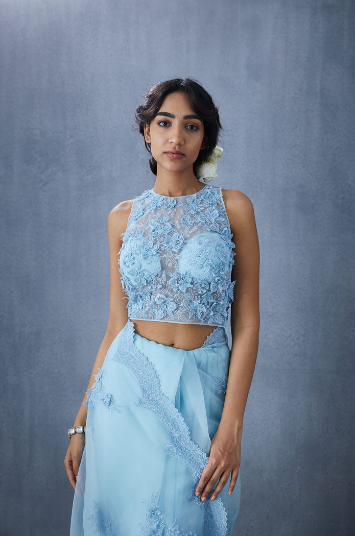 SALE -Aasmani Azara Blouse