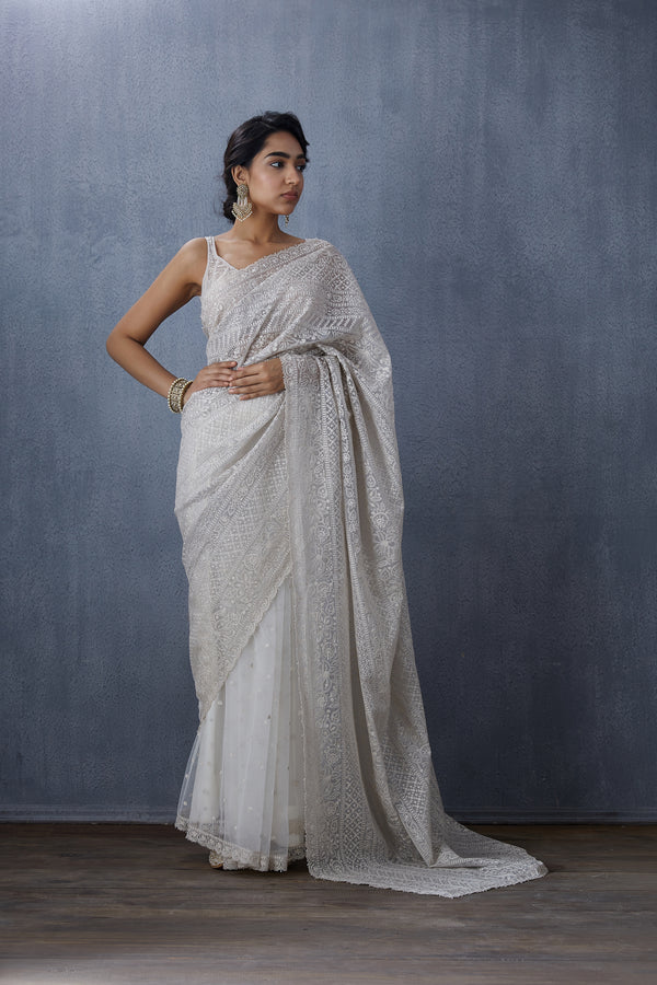 Swetah Iravati Saree