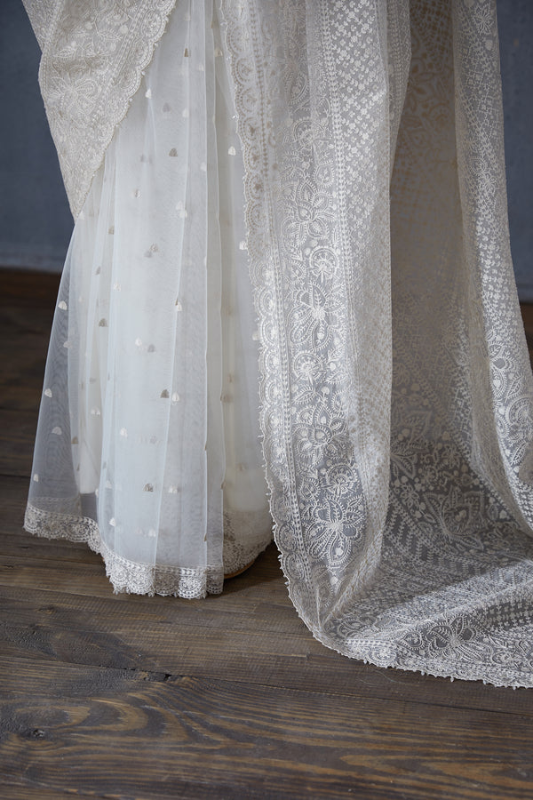 Swetah Iravati Saree