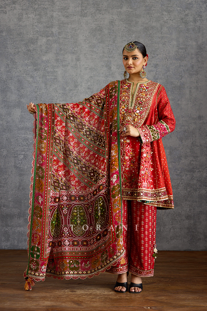 Raktika Baroque Kurta Set
