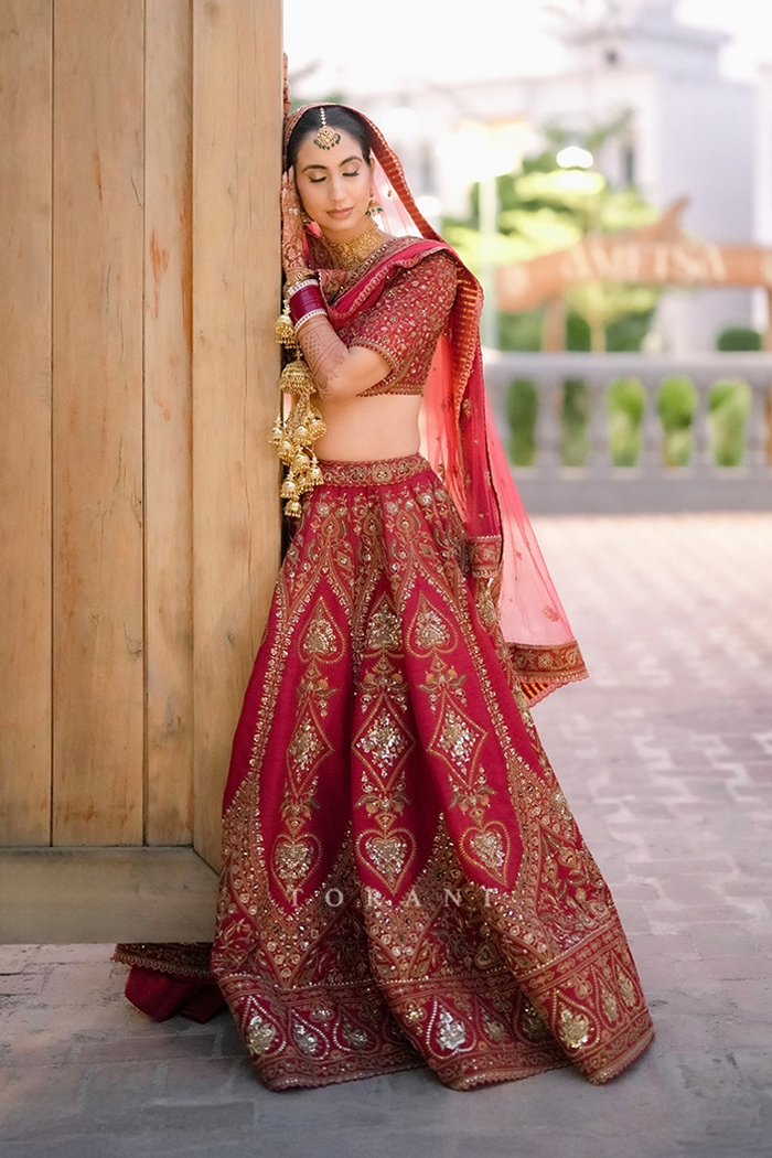 Devisha Arora in our Shamse Humaira Manmayi Lehenga Set