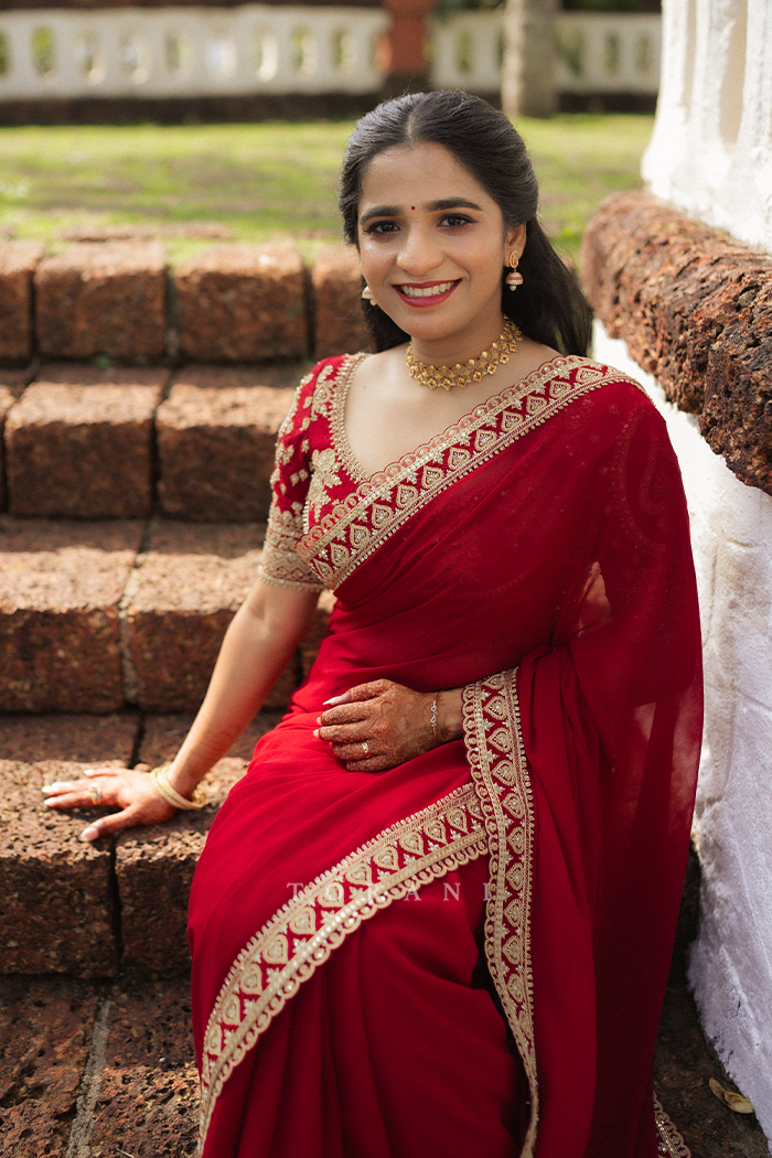 Vandana Vijayan in our Shamse Lasika Saree