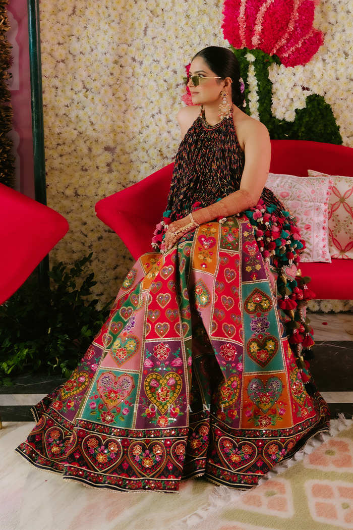 Mansi Bhati In Our Custom Dil-Rang Jharonka Lehenga Set