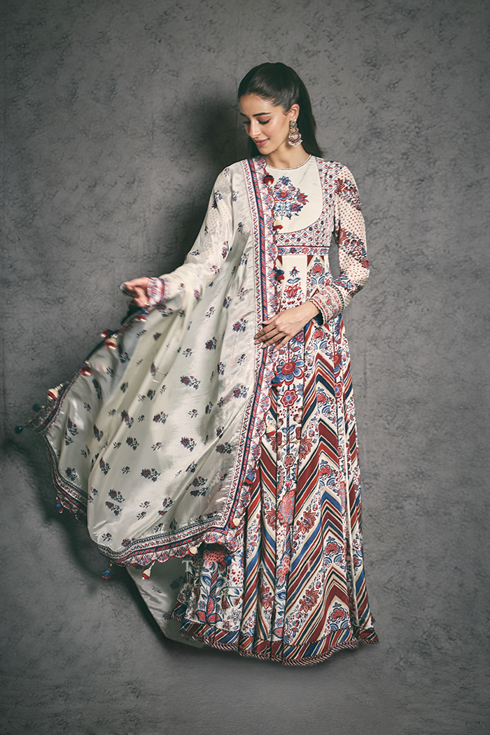 Ananya Panday in our Coromandel Nandita Anarkali Set